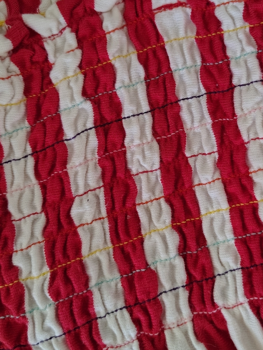 Hannah Anderson Red and White Striped Sundress - Picture 5 of 11
